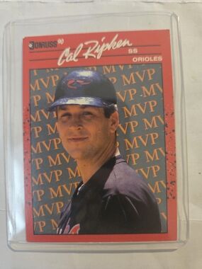Donruss Cal Ripken Jr. Orioles Baseball Card - Red